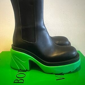 Bottega Veneta Calfskin Ankle Boots 37